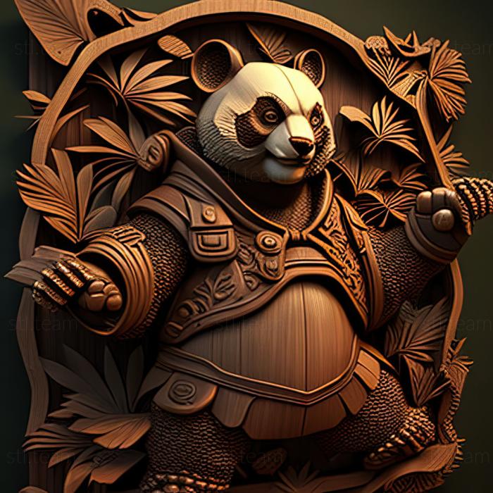 3D model Kung Fu panda 2 (STL)
